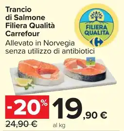 Carrefour Market Trancio di Salmone Filiera Qualità Carrefour offerta