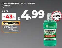 Bennet LISTERINE Collutorio difesa denti e gengive offerta
