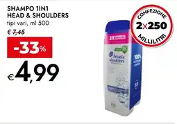 Bennet HEAD & SHOULDERS Shampo 1in1 offerta