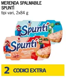 Bennet SPUNTÌ Merenda spalmabile offerta