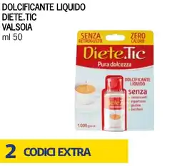 Bennet Dolcificante liquido diete.tic valsoia offerta