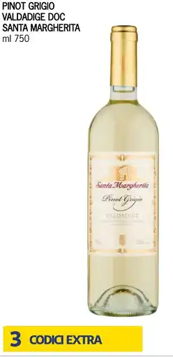 Bennet SANTA MARGHERITA pinot grigio valdadige doc offerta