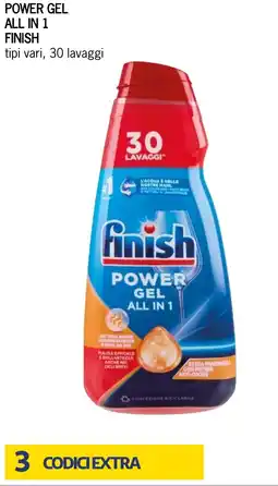 Bennet Finish power gel all in 1 finish offerta
