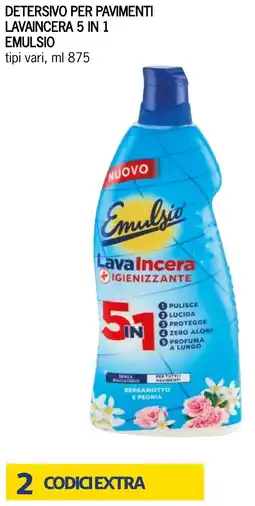 Bennet Emulsio detersivo per pavimenti lavaincera 5 in 1 offerta