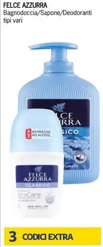 Bennet FELCE AZZURRA Bagnodoccia/Sapone/Deodoranti tipi vari offerta