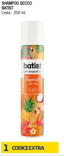 Bennet Batist shampoo secco offerta