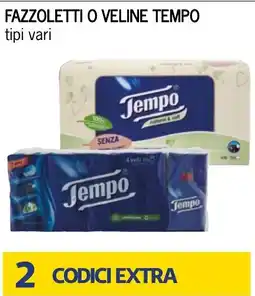 Bennet Fazzoletti o veline tempo tipi vari offerta