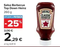 Carrefour Salsa Barbecue Top Down Heinz offerta