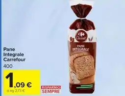 Carrefour Pane Integrale Carrefour offerta