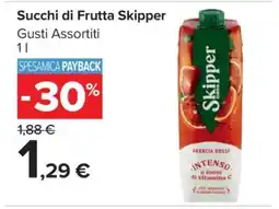 Carrefour Succhi di Frutta Skipper offerta