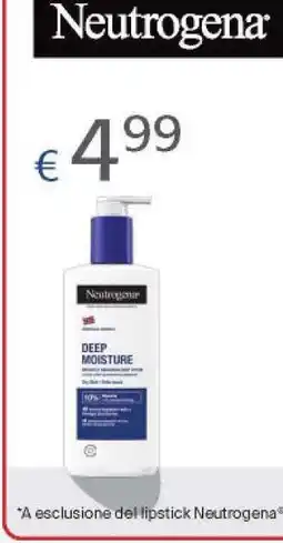 Acqua & Sapone Neutrogena Deep Moisture offerta