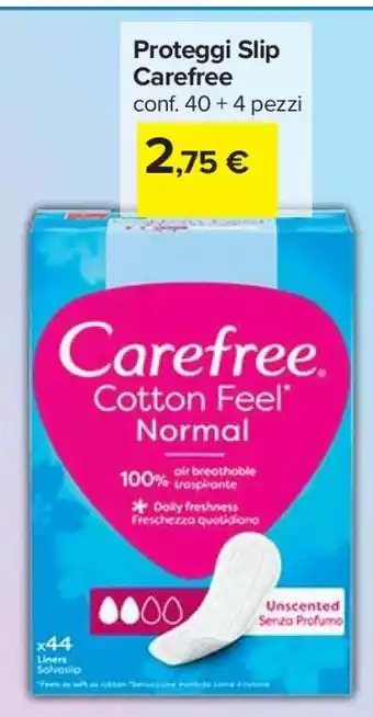 Carrefour PROTEGGI SLIP CAREFREE offerta