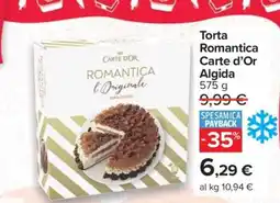 Carrefour Torta Romantica Carte d’Or Algida offerta