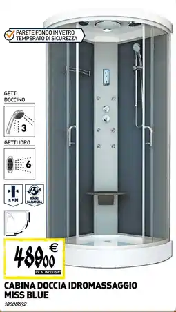 Tecnomat Cabina doccia idromassaggio miss blue offerta