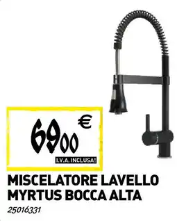 Tecnomat Miscelatore lavello myrtus bocca alta offerta