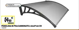 Tecnomat Pensilina in policarbonato L160xP120 CM 10035868 offerta