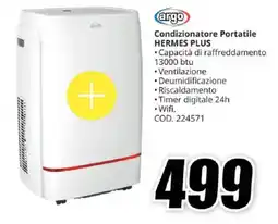 MediaWorld argo Condizionatore Portatile HERMES PLUS offerta