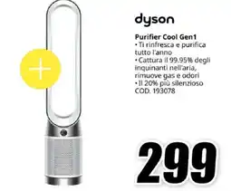 MediaWorld dyson Purifier Cool Gen1 offerta