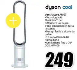 MediaWorld dyson cool Ventilatore AM07 offerta