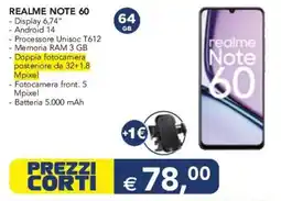 Esselunga REALME NOTE 60 offerta