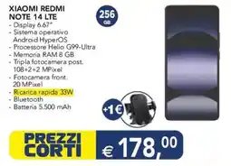 Esselunga XIAOMI REDMI NOTE 14 LTE offerta