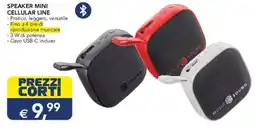 Esselunga SPEAKER MINI CELLULAR LINE offerta