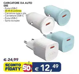 Esselunga CARICATORE DA AUTO SBS offerta