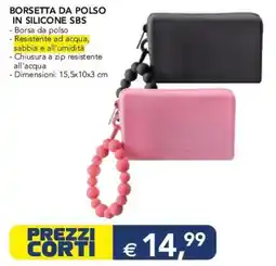 Esselunga Borsetta da polso in silicone sbs offerta
