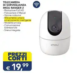 Esselunga Telecamera di sorveglianza imou ranger 2 offerta