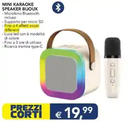 Esselunga Mini karaoke speaker bijoux offerta