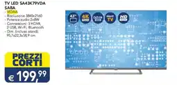 Esselunga TV LED SA43K79VDA SABA offerta
