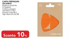Esselunga Carta prepagata zalando offerta