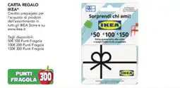 Esselunga Carta regalo IKEA offerta