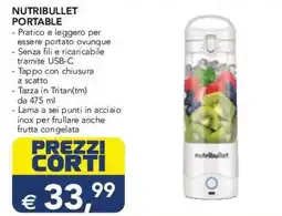 Esselunga Nutribullet portable offerta