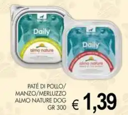 PrestoFresco Almo Nature paté di pollo/ manzo/merluzzo dog offerta