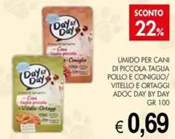 PrestoFresco Day by Day Umido per cani di piccola taglia pollo e coniglio/ vitello e ortaggi adoc offerta