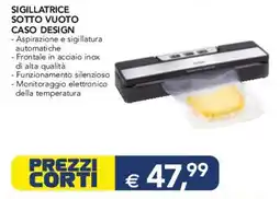 Esselunga Sigillatrice sotto vuoto caso design offerta
