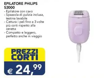 Esselunga EPILATORE PHILIPS S2000 offerta