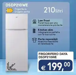 Esselunga FRIGORIFERO DAYA DSDP210WE offerta
