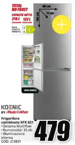 MediaWorld KOENIC Frigorifero combinato KFK 621 offerta