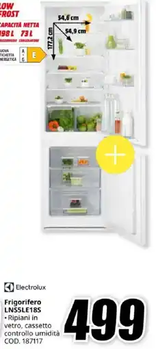 MediaWorld Electrolux Frigorifero LNS5LE18S offerta