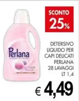 PrestoFresco Perlana detersivo liquido per capi delicati perlana 28 lavaggi offerta