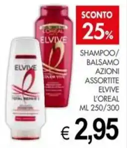 PrestoFresco Elvive l'oreal shampoo/ balsamo azioni assortite offerta