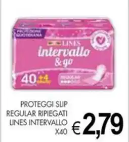 PrestoFresco Llines proteggi slip regular ripiegati intervallo x 40 offerta