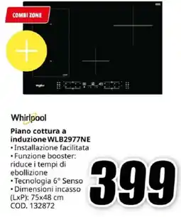 MediaWorld Whirlpool Piano cottura a induzione WLB2977NE offerta