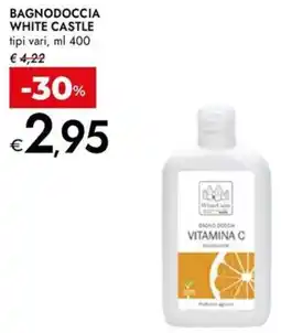 Bennet White Castle bagnodoccia tipi vari, offerta