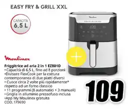 MediaWorld Moulinex Friggitrice ad aria 2 in 1 EZ801D offerta