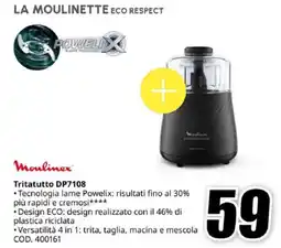 MediaWorld Moulinex Tritatutto DP7108 offerta
