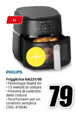 MediaWorld PHILIPS Friggitrice NA231/00 offerta