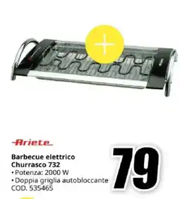 MediaWorld Ariete Barbecue elettrico Churrasco 732 offerta